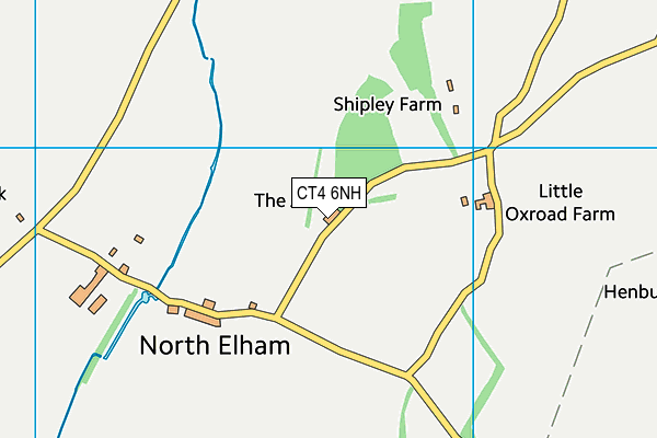 CT4 6NH map - OS VectorMap District (Ordnance Survey)