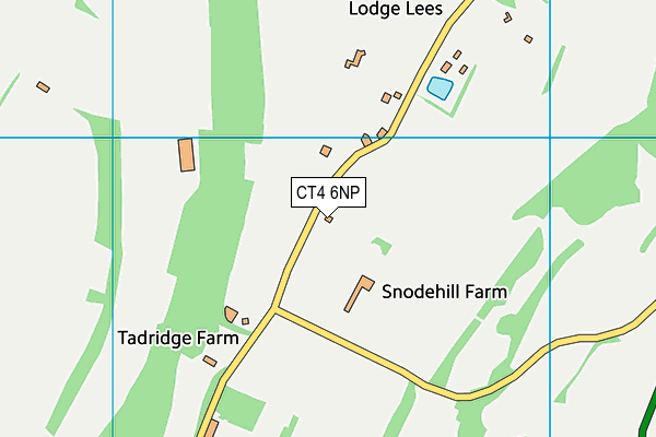 CT4 6NP map - OS VectorMap District (Ordnance Survey)