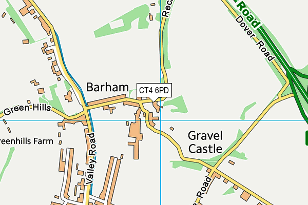 Map of BARHAM COURT (BARHAM) LIMITED at district scale