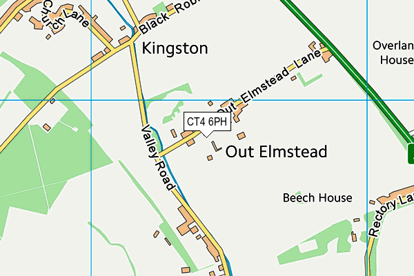 CT4 6PH map - OS VectorMap District (Ordnance Survey)