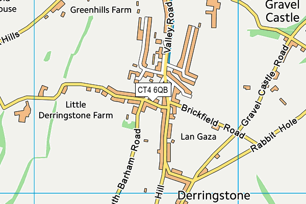 CT4 6QB map - OS VectorMap District (Ordnance Survey)