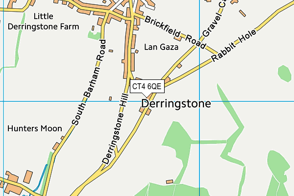 CT4 6QE map - OS VectorMap District (Ordnance Survey)