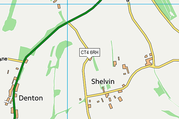 CT4 6RH map - OS VectorMap District (Ordnance Survey)