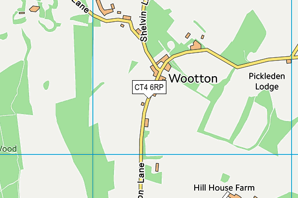 CT4 6RP map - OS VectorMap District (Ordnance Survey)