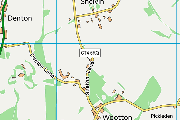 CT4 6RQ map - OS VectorMap District (Ordnance Survey)