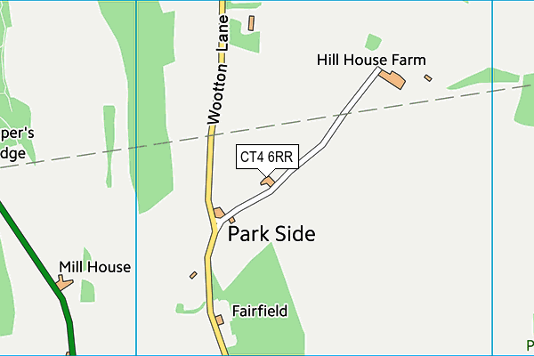 CT4 6RR map - OS VectorMap District (Ordnance Survey)