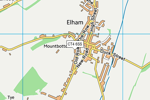 CT4 6SS map - OS VectorMap District (Ordnance Survey)