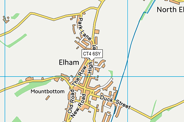 CT4 6SY map - OS VectorMap District (Ordnance Survey)