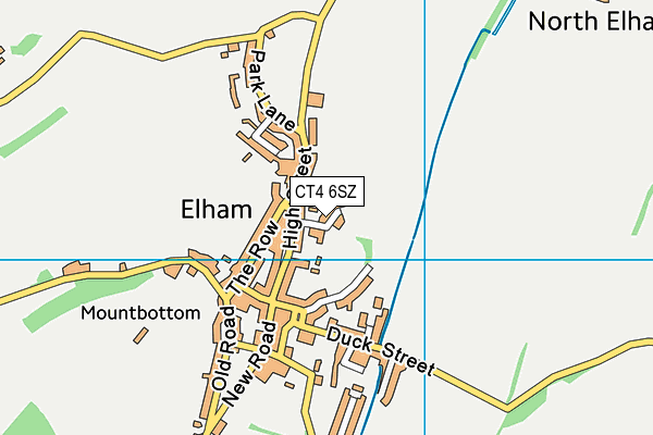 CT4 6SZ map - OS VectorMap District (Ordnance Survey)