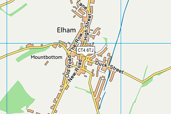 CT4 6TJ map - OS VectorMap District (Ordnance Survey)