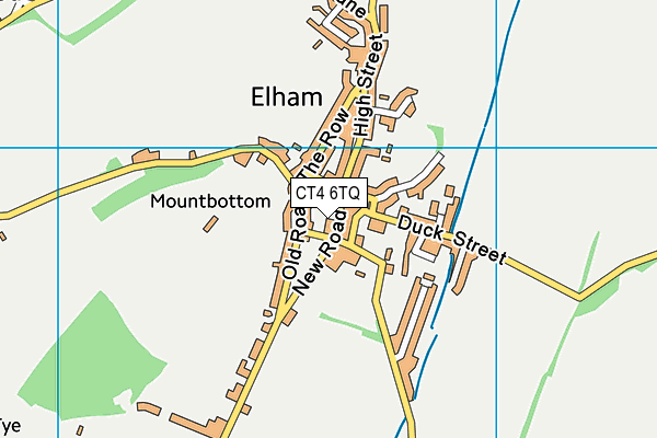 CT4 6TQ map - OS VectorMap District (Ordnance Survey)