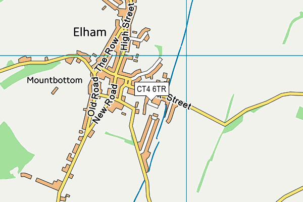 CT4 6TR map - OS VectorMap District (Ordnance Survey)