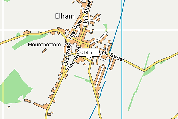 Elham Church of England Primary School map (CT4 6TT) - OS VectorMap District (Ordnance Survey)