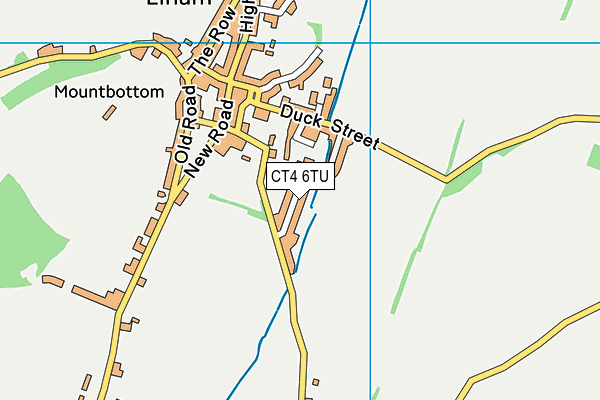 CT4 6TU map - OS VectorMap District (Ordnance Survey)