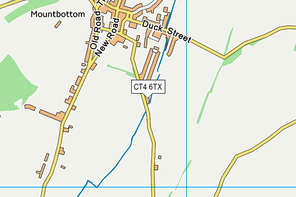 CT4 6TX map - OS VectorMap District (Ordnance Survey)