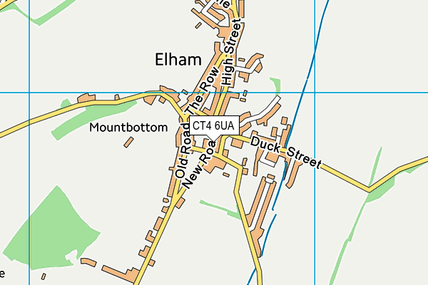 CT4 6UA map - OS VectorMap District (Ordnance Survey)