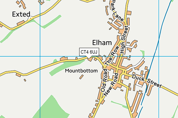 CT4 6UJ map - OS VectorMap District (Ordnance Survey)