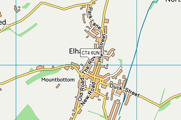 CT4 6UN map - OS VectorMap District (Ordnance Survey)