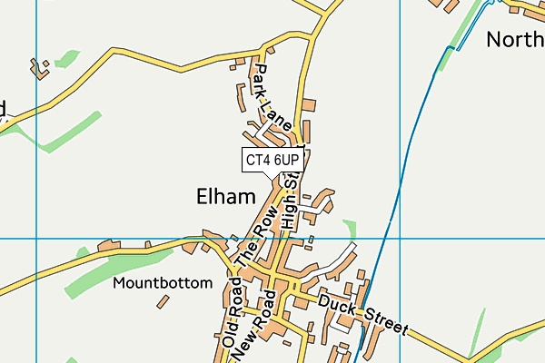 CT4 6UP map - OS VectorMap District (Ordnance Survey)