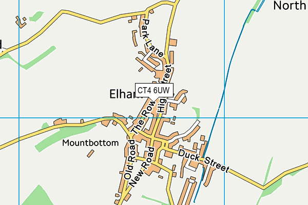 CT4 6UW map - OS VectorMap District (Ordnance Survey)