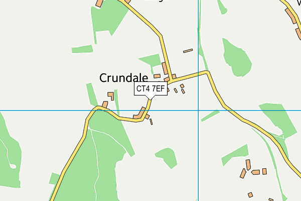 CT4 7EF map - OS VectorMap District (Ordnance Survey)