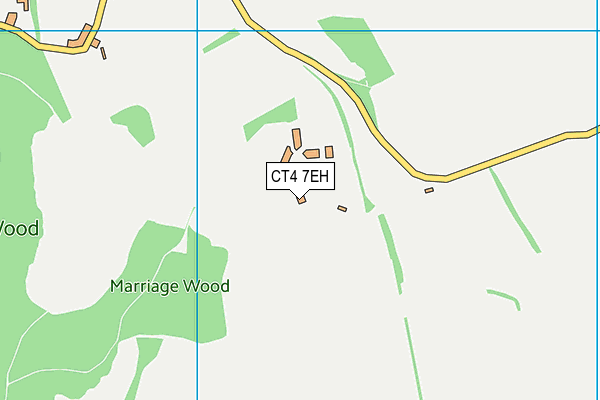 CT4 7EH map - OS VectorMap District (Ordnance Survey)