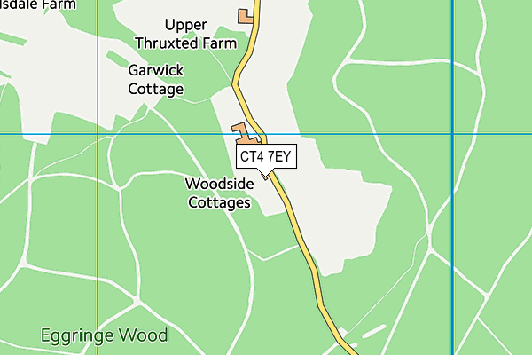 CT4 7EY map - OS VectorMap District (Ordnance Survey)