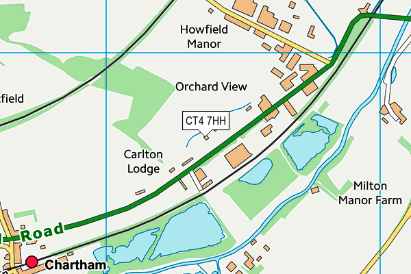 CT4 7HH map - OS VectorMap District (Ordnance Survey)