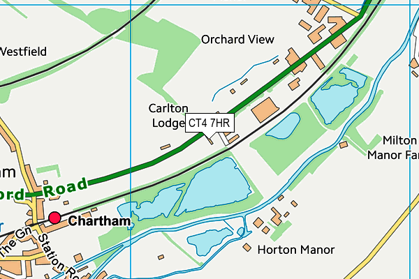 CT4 7HR map - OS VectorMap District (Ordnance Survey)