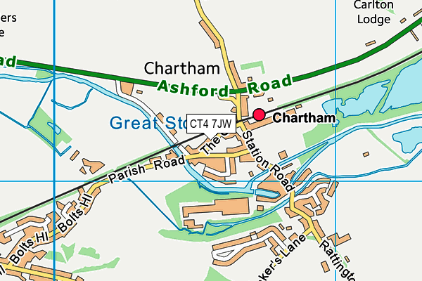 Map of CHARTHAM TECH LTD at district scale
