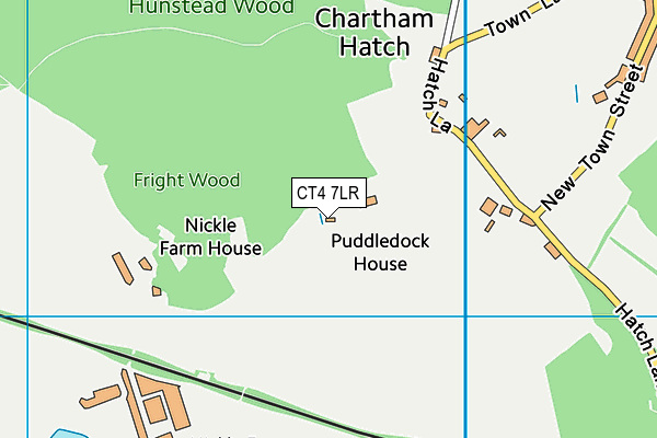 CT4 7LR map - OS VectorMap District (Ordnance Survey)