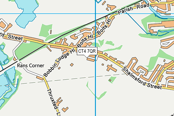 CT4 7QR map - OS VectorMap District (Ordnance Survey)