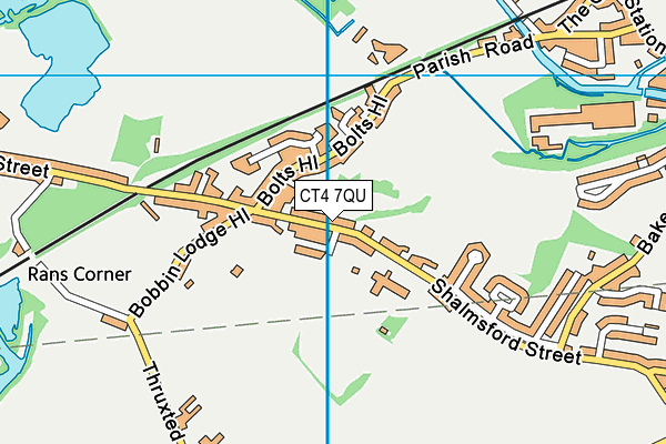 CT4 7QU map - OS VectorMap District (Ordnance Survey)
