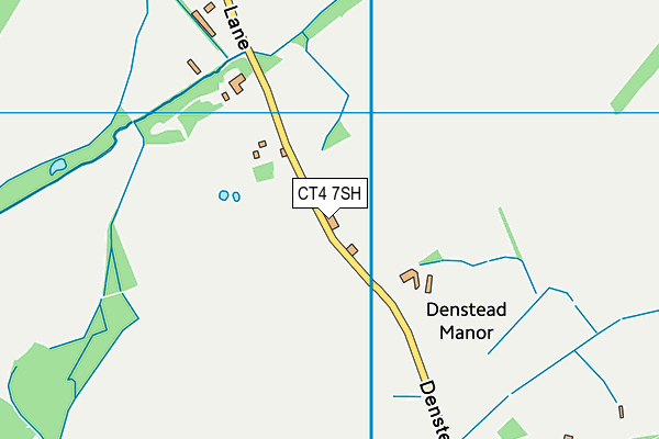 CT4 7SH map - OS VectorMap District (Ordnance Survey)