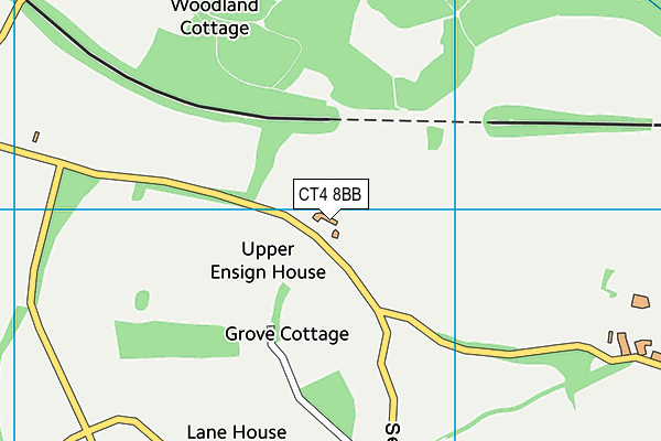 CT4 8BB map - OS VectorMap District (Ordnance Survey)