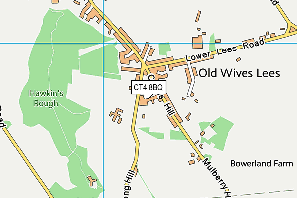 CT4 8BQ map - OS VectorMap District (Ordnance Survey)