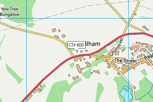 CT4 8DD map - OS VectorMap District (Ordnance Survey)