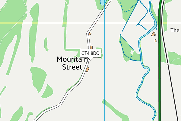 CT4 8DQ map - OS VectorMap District (Ordnance Survey)