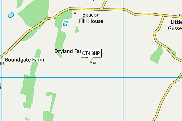 CT4 8HP map - OS VectorMap District (Ordnance Survey)