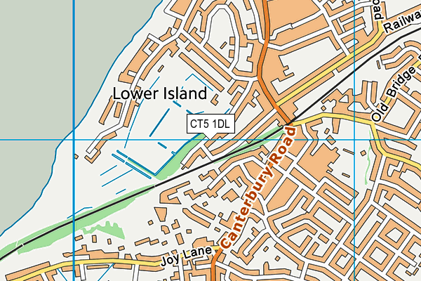 CT5 1DL map - OS VectorMap District (Ordnance Survey)