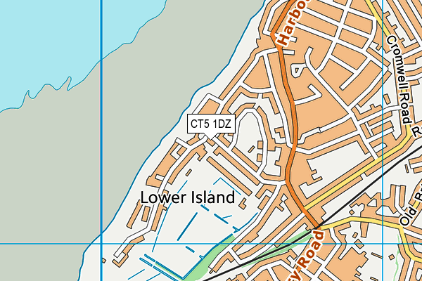 CT5 1DZ map - OS VectorMap District (Ordnance Survey)