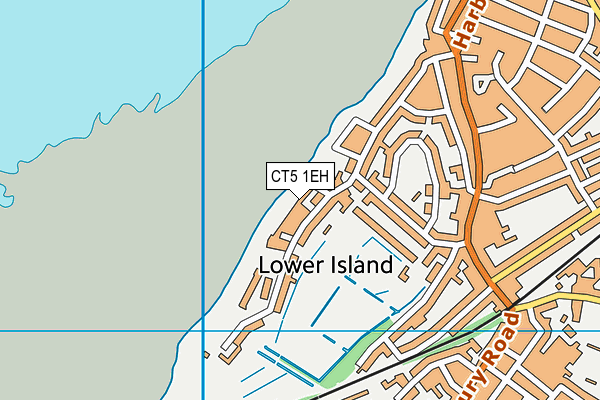 CT5 1EH map - OS VectorMap District (Ordnance Survey)