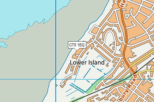CT5 1EQ map - OS VectorMap District (Ordnance Survey)