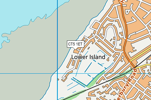 CT5 1ET map - OS VectorMap District (Ordnance Survey)