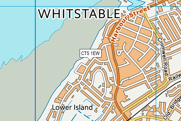 CT5 1EW map - OS VectorMap District (Ordnance Survey)