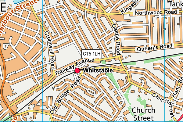 CT5 1LH map - OS VectorMap District (Ordnance Survey)