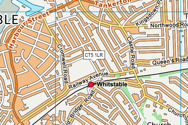 CT5 1LR map - OS VectorMap District (Ordnance Survey)