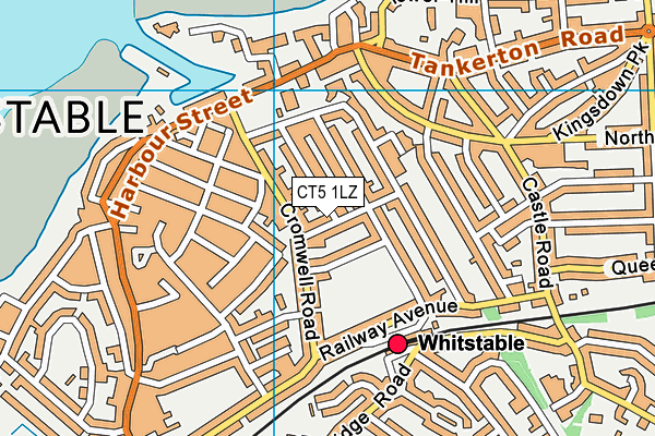 CT5 1LZ map - OS VectorMap District (Ordnance Survey)