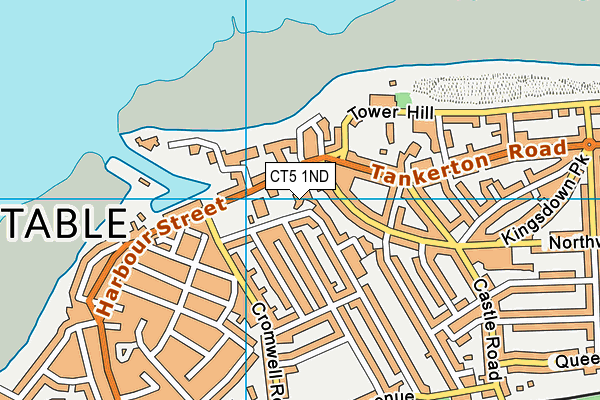 CT5 1ND map - OS VectorMap District (Ordnance Survey)