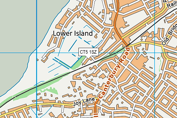 CT5 1SZ map - OS VectorMap District (Ordnance Survey)